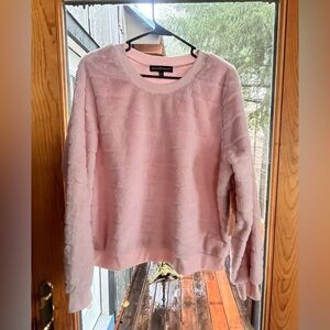 Almost Famous Pink Fuzzy Sweater